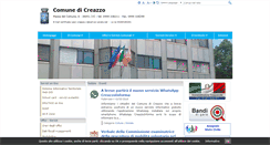 Desktop Screenshot of comune.creazzo.vi.it
